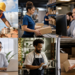 Trabalhadores atuam em diferentes setores da economia brasileira